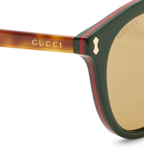 gucci mens round accetate sunglasses|gucci round sunglasses for women.